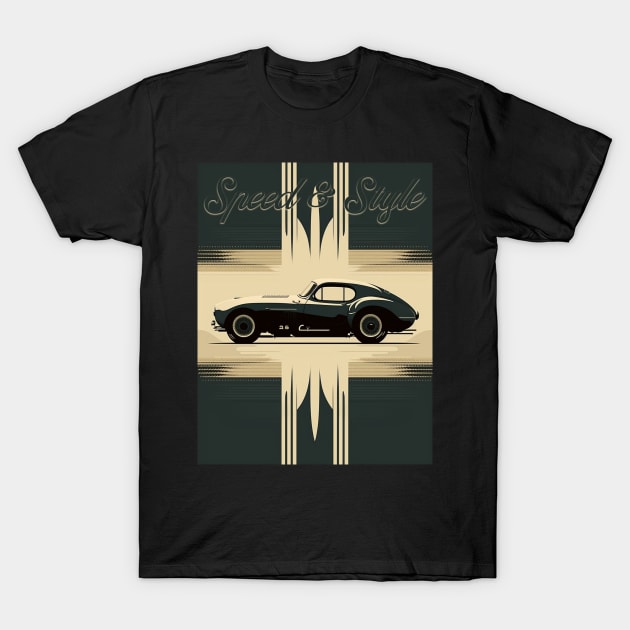 Speed & Style: A Tribute to Classic European Sports Cars T-Shirt by Stupid Coffee Designs